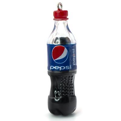 Підвіска, брелок у вигляді пляшки Pepsi, розмір 70х18мм, 1 шт.