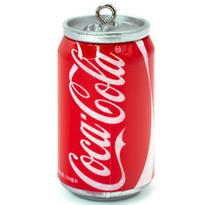 Підвіска, брелок у вигляді банки CocaCola, розмір 45х23мм, 1шт.