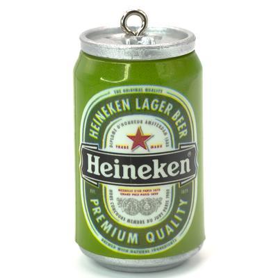 Підвіска, брелок у вигляді банки Heineken, розмір 45х23мм, 1шт.
