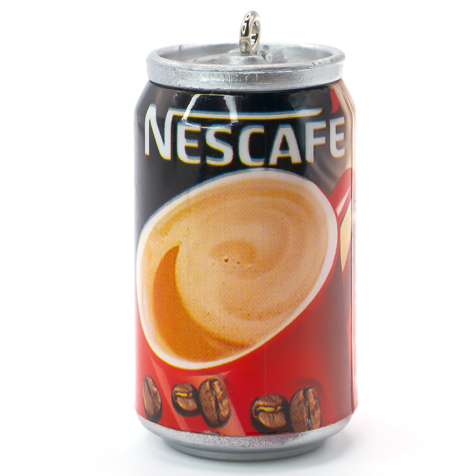 Підвіска, брелок у вигляді банки Nescafe, розмір 45х23мм, 1шт.