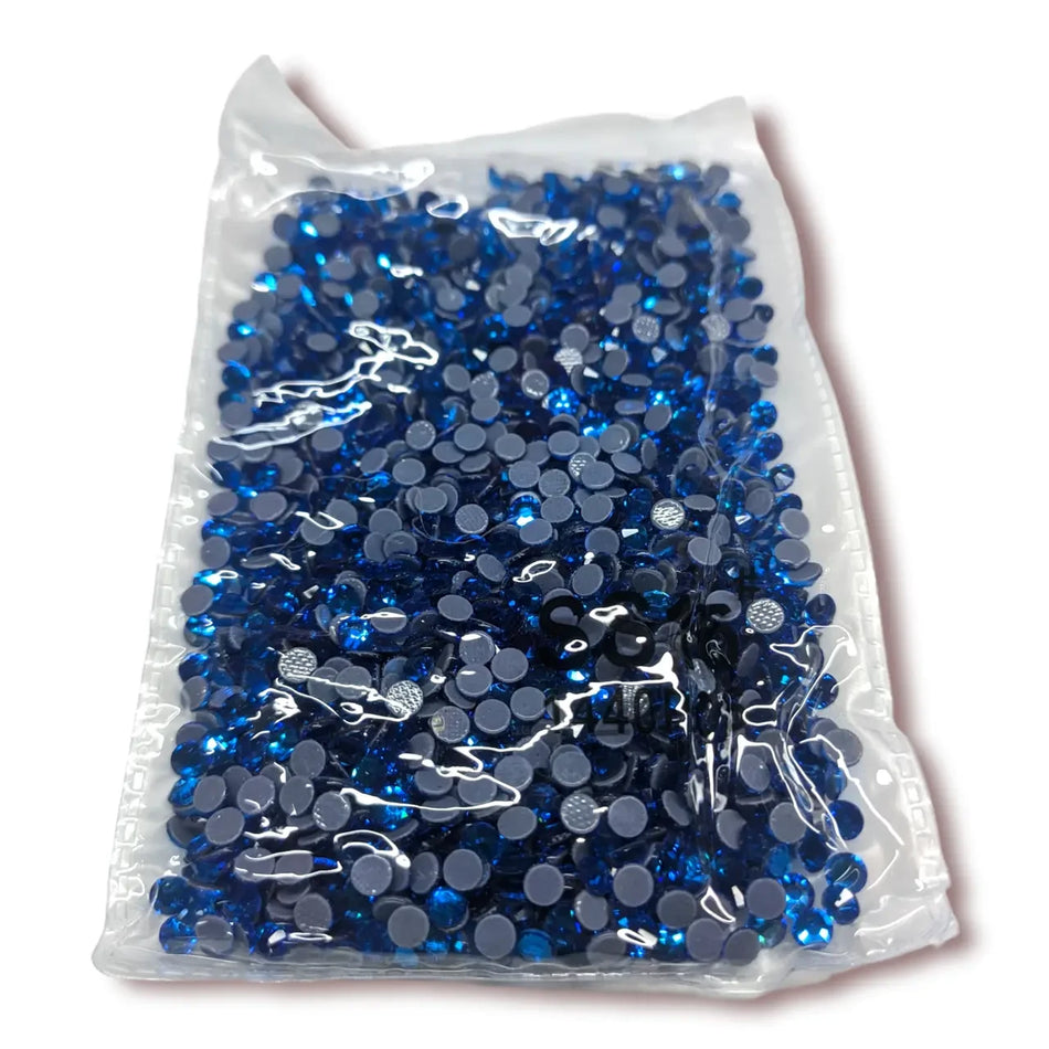 Стрази гарячої фіксації DMC ss4 (1,5-1,6 mm) 1440 шт. Синій каплан