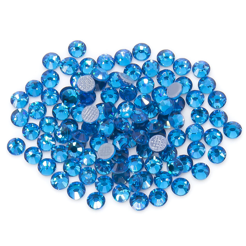 Стрази гарячої фіксації DMC ss8 (2,4-2,5 mm) 1440 шт. Синій каплан