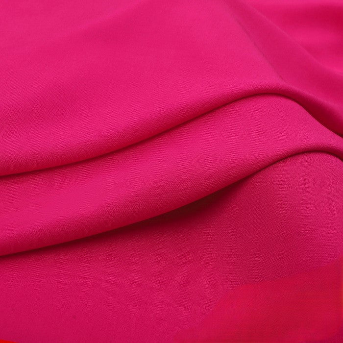 Тканина 100% віскоза LuxFabric 160 г/м² 1,6 м 1 м Фуксія