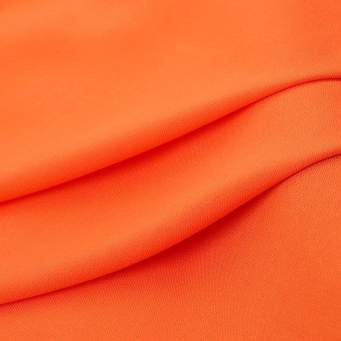 Тканина 100% віскоза LuxFabric 160 г/м² 1,6 м 1 м Помаранчевий