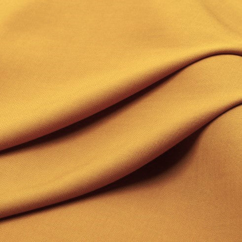 Тканина 100% віскоза LuxFabric 160 г/м² 1,6 м 1 м Гірчичний