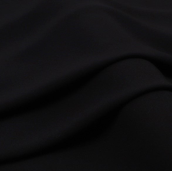 Тканина 100% віскоза LuxFabric 160 г/м² 1,6 м 1 м Чорний