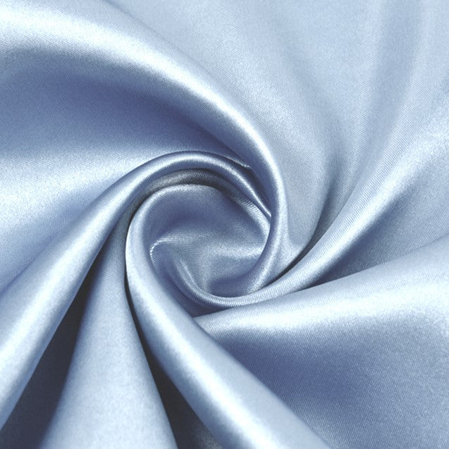 Тканина атлас LuxFabric 115 г/м² 1,5 м 1 м Небесний