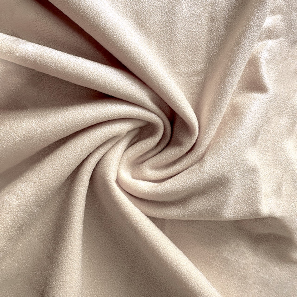 Тканина велюр LuxFabric 220 г/м² 1,50 м 1 м Бежевий