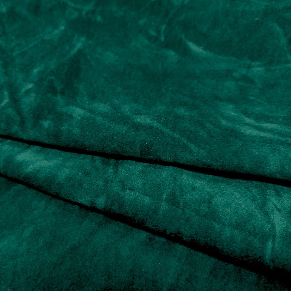 Тканина оксамит LuxFabric 160 г/м² 1,50 м 1 м Зелений темний
