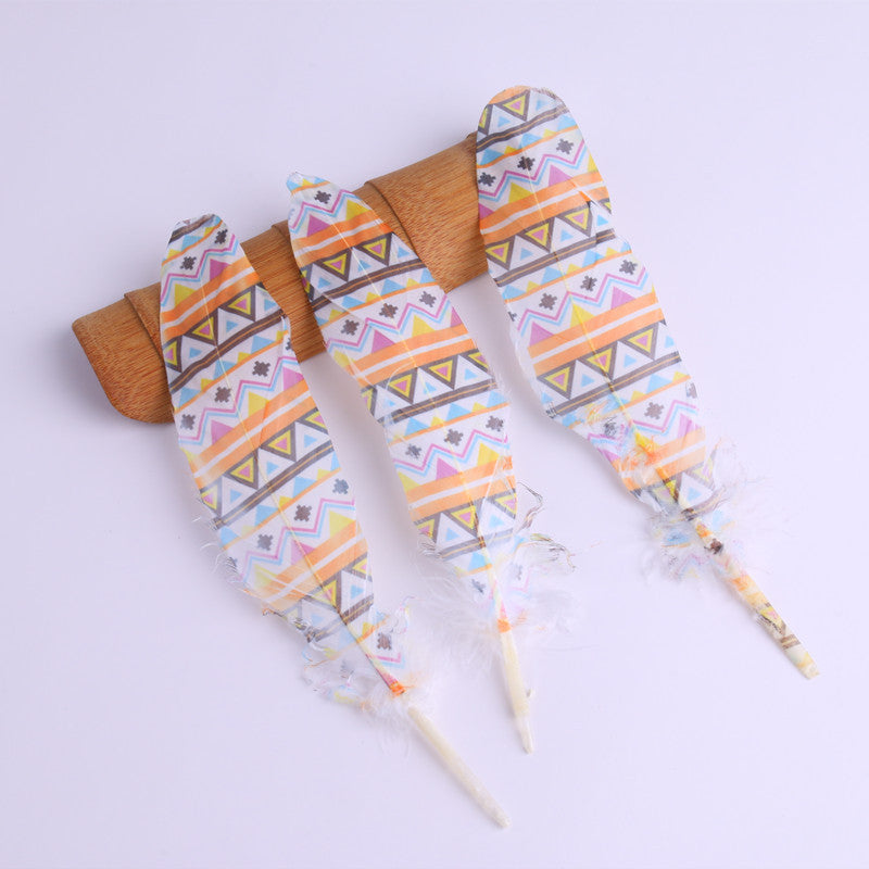 Перо гусяче фарбоване 15-20 cm 1 szt. Artykuł nr 6
