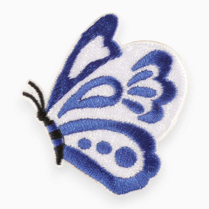 Аплікація Butterfly самоклеюча 6х5,5 см 1 шт. Біло-синій