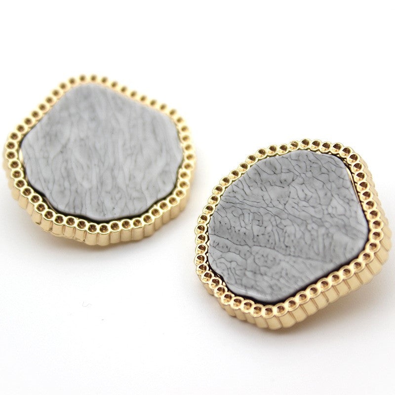 Гудзик Pearl drop LuxFabric на ніжці метал 18 мм 1 шт. Сірий